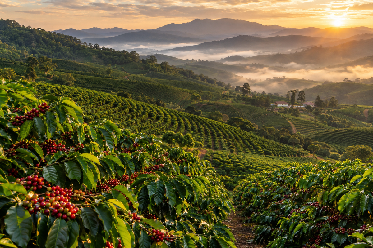Paraná and São Paulo Coffee Growing Region