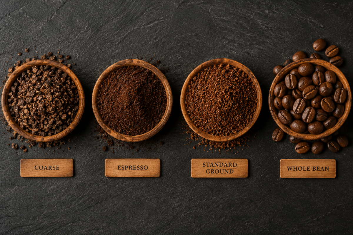 Roast and Grind Options - Medium Roast Coffee